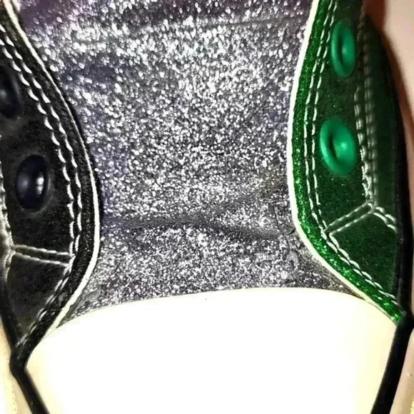 2017 Converse X JW Anderson Chuck Taylor HI Shoes, Glitter First String S7051500 - Picture 6 of 13